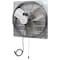Iliving Silver 24 inch Shutter Exhaust Attic Garage Grow Fan with 2 Speed Thermostat 6 ft. 3 Plugs Cord ILG8SF24V-T - alternate 2